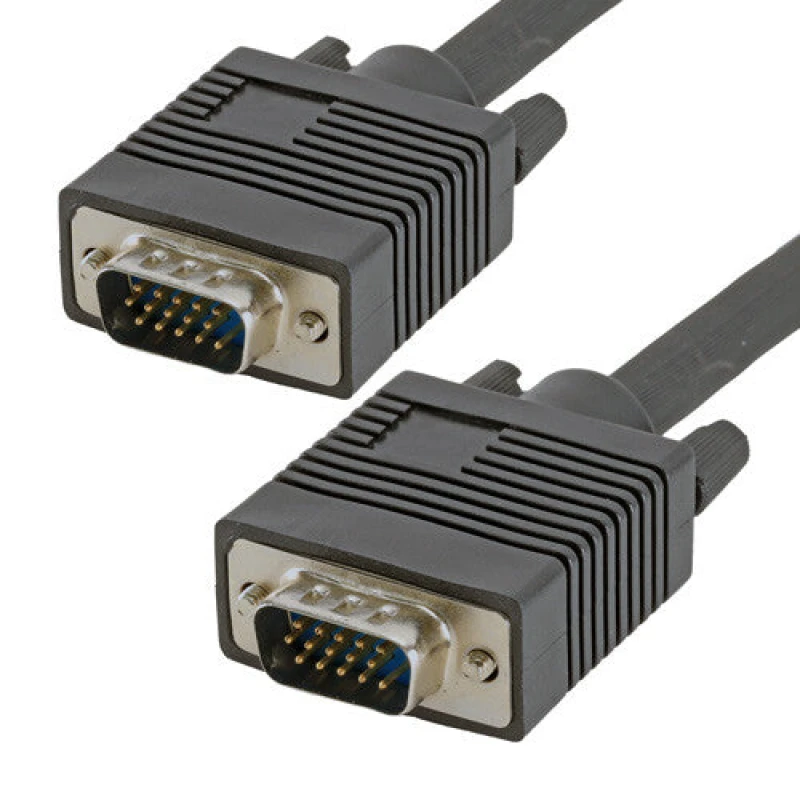 Image of Cablenet Cablenet 0.5m SVGA DDC2 HD15 Male - Male Black PVC Cable 32-1005
