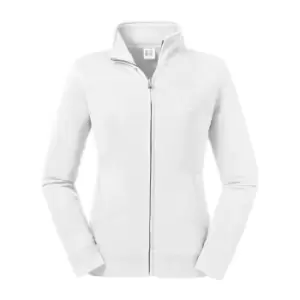 Image of Russell Womens/Ladies Authentic Sweat Jacket (M) (White)