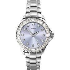 image of Seksy Blue And Silver Fashion Watch - 2984