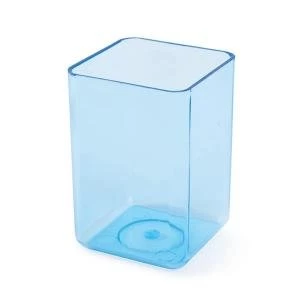 Image of Polystyrene Executive Pen Tidy Ice Blue Complements Executive Letter