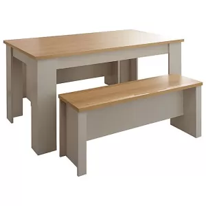 image of Lancaster 150cm Dining Table And Benches