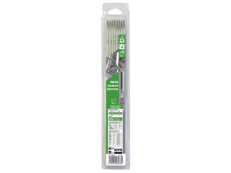 Image of GYS GYS Edelstahl Welding electrods 10 pc(s) (Ø x L) 2.5mm x 350 mm 40 - 80 A 082335