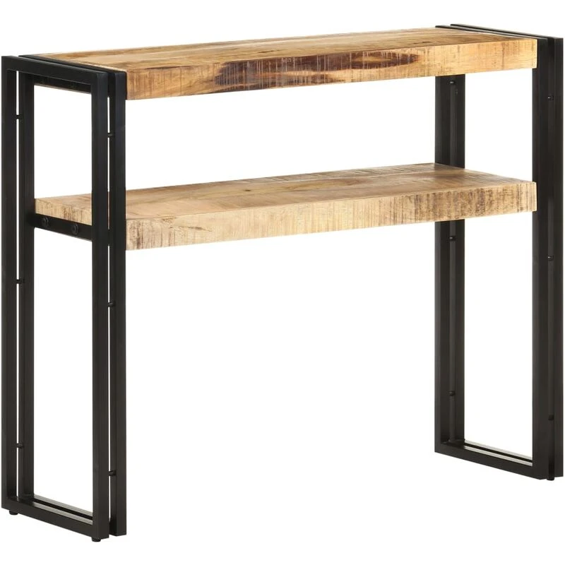Image of VIDAXL Console Table 90x30x75cm Rough Mango Wood Vidaxl 8720286069196