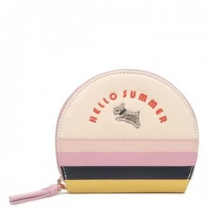 Image of Radley Hello Summer Small Zip Around Purse - BLUSH