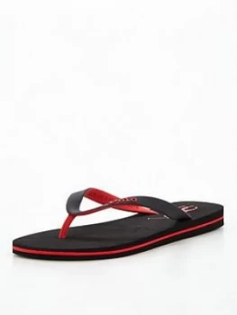Image of Polo Ralph Lauren Polo Flip Flops - Black