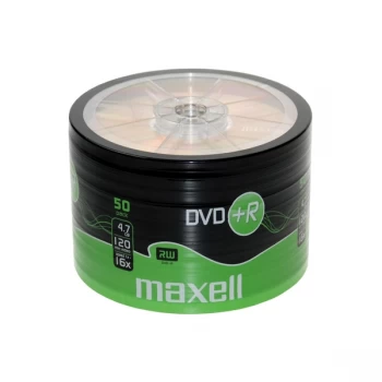 image of Maxell DVD+R 50 Pack Shrink Wrap