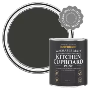 image of Rust-Oleum @MakingWalfordMagical, Matt Kitchen Cupboard Paint - Dark Magic - 750ml