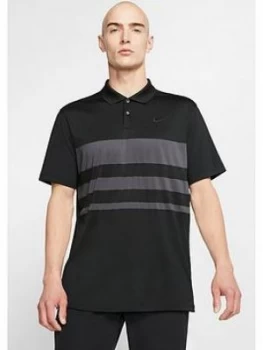 Nike Golf Dry Vapor Stripe Polo - Black