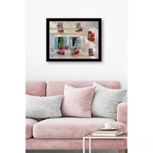 Image of SC0846 Multicolor Decorative Framed MDF Painting