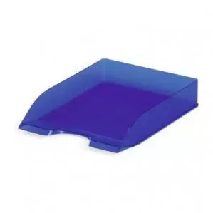 Image of Durable Letter Tray Basic Transparent Blue