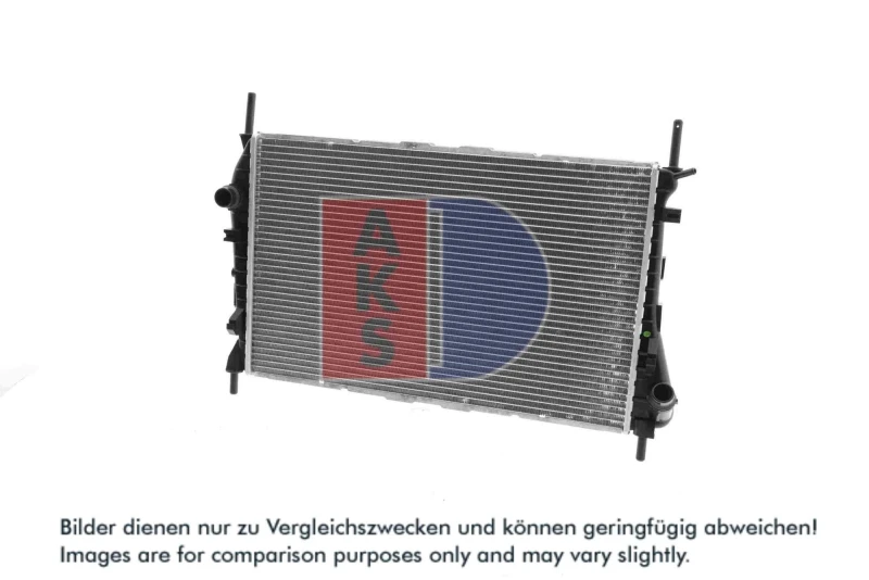 Image of AKS DASIS 090072N Engine radiator Aluminium, Brazed cooling fins Radiator,engine cooling (470)