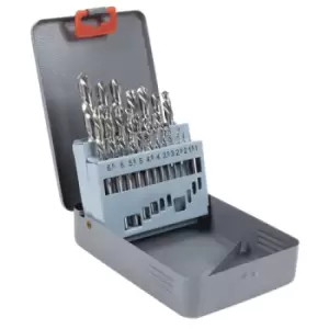 image of Sealey Left-Hand Spiral Drill Bit Set 19pc