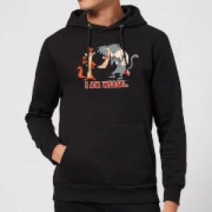 image of I Am Weasel Characters Hoodie - Black