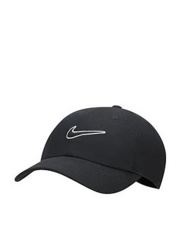Image of Nike Club Unstructured Swoosh Cap Adults - Black Male L