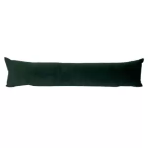 image of Evans Lichfield Opulence Draught Excluder Polyester Bottle Green