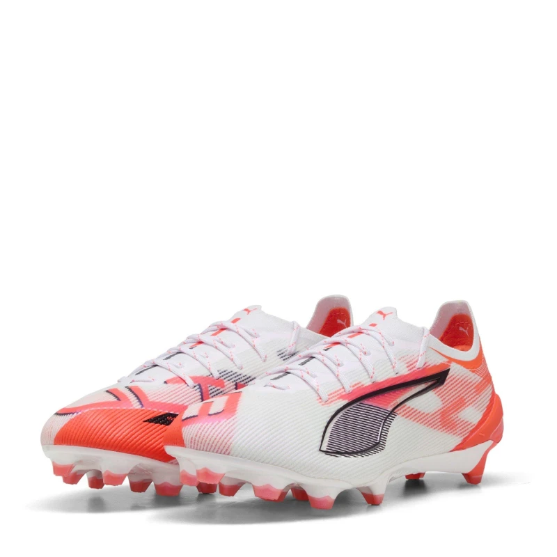 Image of Puma Ultra 5 Ultimate Firm Ground Football Boots Juniors Puma White male 4 (37)