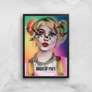 image of DC Birds Of Prey Giclee Art Print - A3 - Black Frame