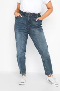 Image of Elasticated Mom Jeans