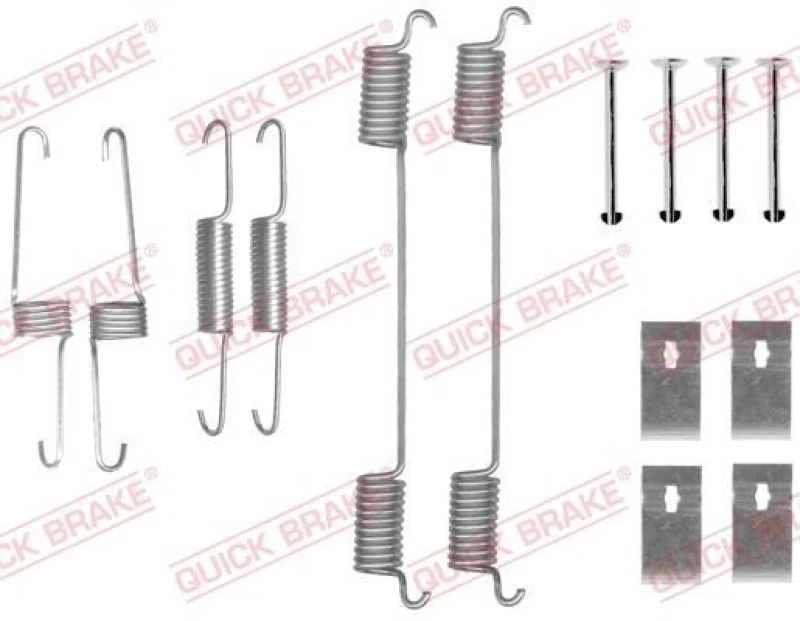 Image of QUICK BRAKE Brake shoe fitting kit QUICK BRAKE 105-0859
