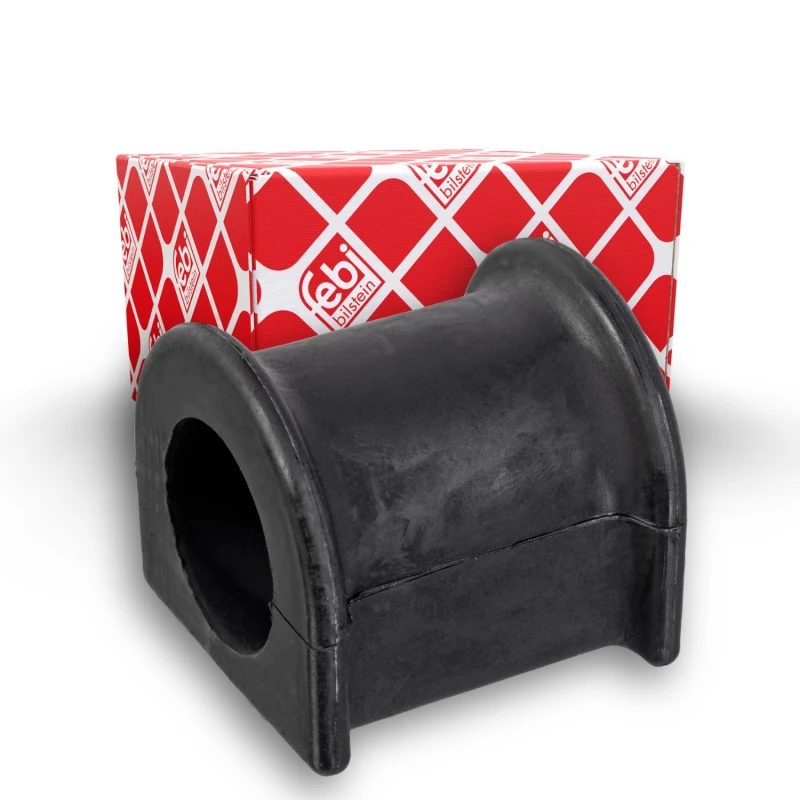 Image of FEBI BILSTEIN 42866 Stabilizer Bushes Front Axle, Rubber Rubber Anti-roll Bar Bush Kit (1334)