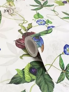 Image of Paoletti Figaro Digitally Printed Floral Wallpaper