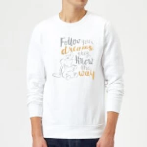 Image of Dumbo Follow Your Dreams Sweatshirt - White
