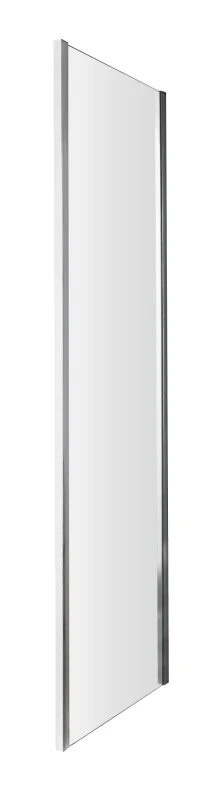 Image of Balterley 5mm Toughened Safety Glass Side Panel - 760mm - Chrome Silver