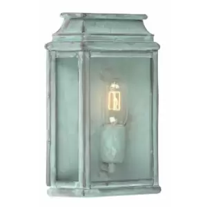 image of Outdoor IP44 Wall Light Sconce Verdigris LED E27 100W Bulb External d02507