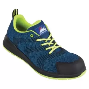 Image of Himalayan 4340 Unisex Blue Toe Capped Safety Trainers, UK 10, EU 44
