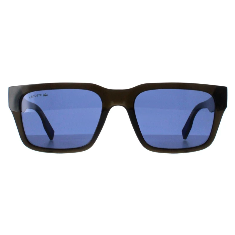 Image of Lacoste Square Dark Grey Blue L6004S Grey male