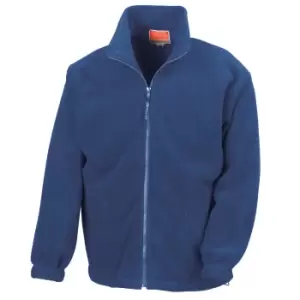 image of Result Mens Full Zip Active Fleece Anti Pilling Jacket (M) (Royal)