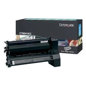 image of Lexmark C780H1KG Black Laser Toner Ink Cartridge