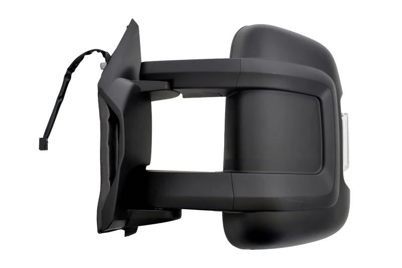 Image of PRASCO FT9307324 Wing mirror Left, black, Electric, Convex Outside Mirror (50)