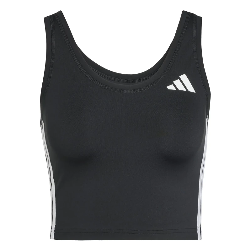 Image of Womens crop top adidas Essentials 3-Stripes Noir Female L
