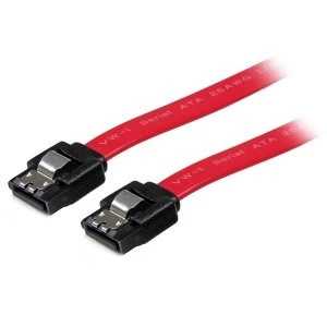 image of StarTech 8" Latching SATA to SATA Cable FF