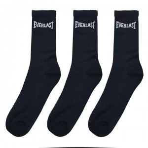 Image of Everlast 3 Pack Crew Socks Mens - Navy