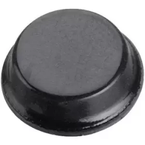 Image of 3M SJ 5012 Foot self-adhesive, circular Black (Ø x H) 12.7mm x 3.5mm