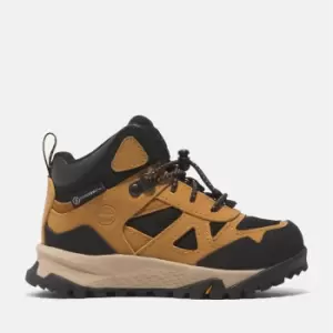 Image of Timberland Lincoln Peak Waterproof Hiking Boot For Toddler In Yellow Yellow Kids, Size 10