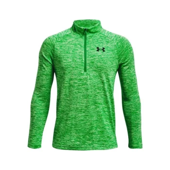 Image of Under Armour Tech 2.0 Half Zip Top Junior Boys - Green