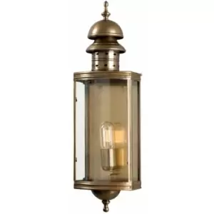 Image of Loops - Outdoor IP44 Wall Light Aged Brass LED E27 100W d00474