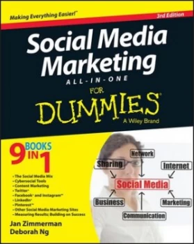 Image of Social Media Marketing All In One for Dummies by Jan Zimmerman Book