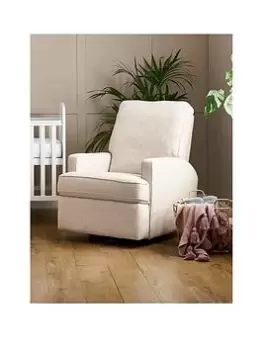 image of Obaby Madison Swivel Glider Recliner Chair - Oatmeal