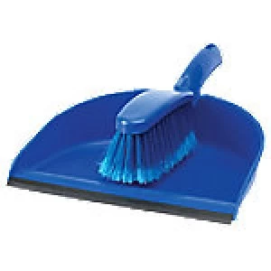 Image of Robert Scott Dustpan and Brush Set Soft Blue
