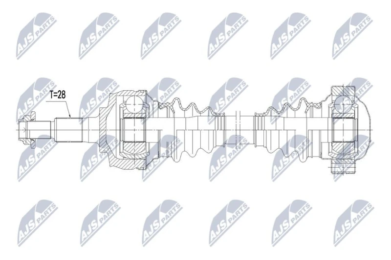 Image of NTY Drive shaft NTY NPW-PS-018