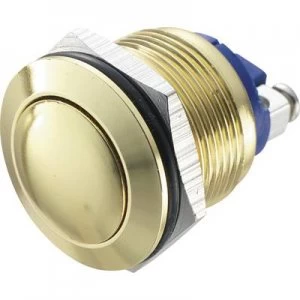 Image of TRU COMPONENTS GQ 19B G Tamper proof pushbutton 48 Vdc 2 A 1 x OffOn IP65 momentary