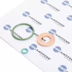 Image of DR.MOTOR AUTOMOTIVE Gaskets MERCEDES-BENZ DRM059 6110170060,6110170060 Seal Kit, injector nozzle