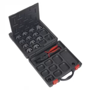 Image of Ratchet Crimping Tool with Jaws and Storage Case