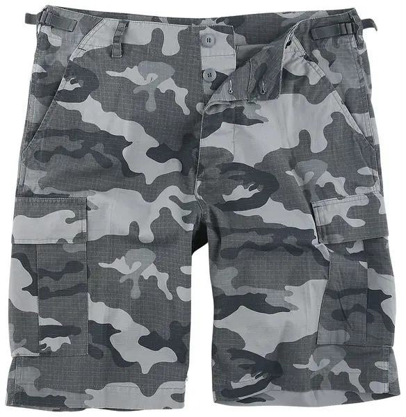 Image of Brandit BDU Ripstop Short Shorts grey camo M Men