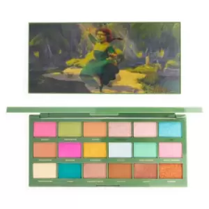 image of Shrek x I Heart Revolution By Night One Way By Day Another Eyeshadow Palette