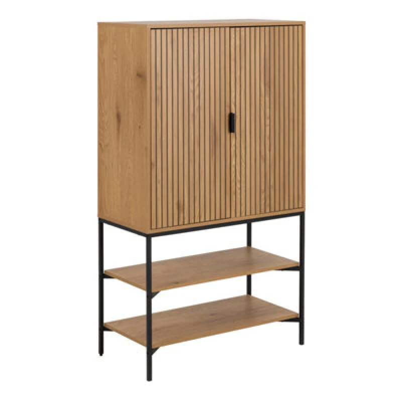 Image of Furniture To Go Jaipur Cabinet With 2 Doors In Wild Oak